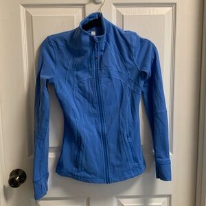 Lululemon Blue Define Jacket is great condition. Size 4 in pool blue.